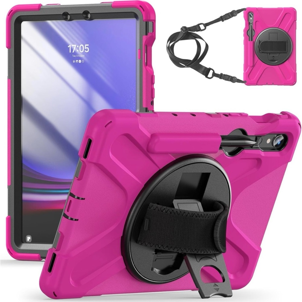 NWT Samsung Galaxy Tab S9 Case, 11 inch, pink and black